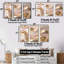 Subtile sophistication en rose exquis et or VI - 3 pièces sur toile-87538526-87538527