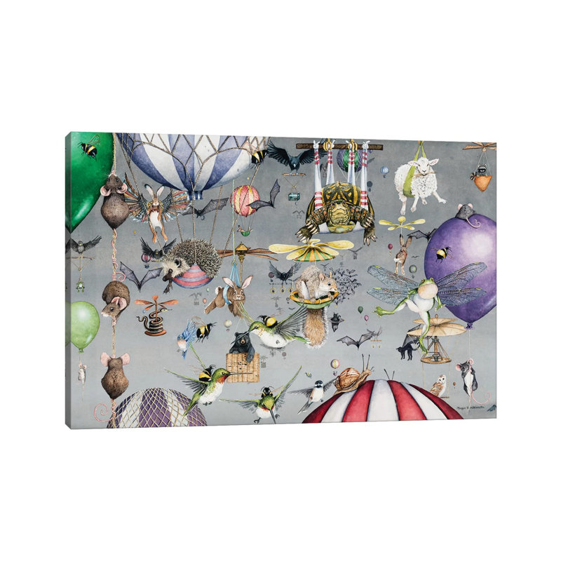 Egress 1 Piece Wrapped Canvas Wall Art, 20.32 cm H x 30.48 cm W