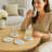 Natural Marble 4 Inch Round Coaster Cup Holder