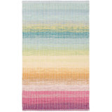 Watercolor Horizon Handwoven Cotton Rug
