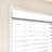 2-inch Room Darkening Slat Cordless Faux Wood Horizontal/Venetian Blind in Smooth White Finish-618071706
