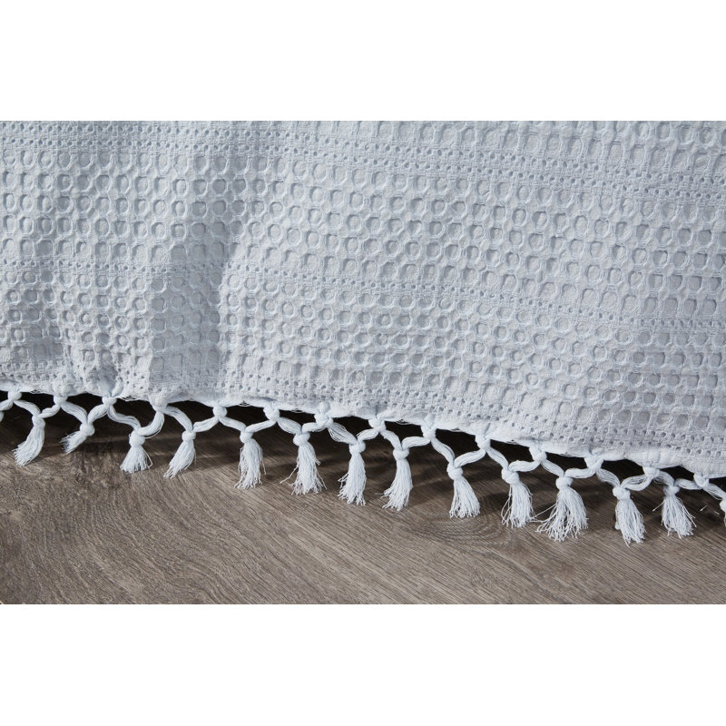Couvre-lit / couvre-lit 100% coton Damaris, Bleu clair