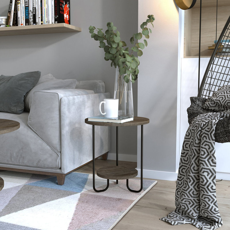Odell End Table, Dark Coffee