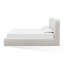 Lit plateforme tapissier Elora en chenille blanchie-836458438-838847659