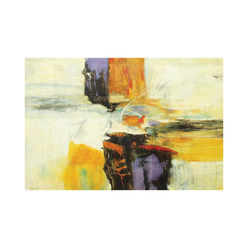 Composicion XI 1 Piece Wrapped Canvas Painting, 20.32 cm H x 30.48 cm W