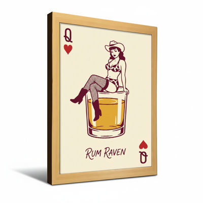 Fashion Rum Raven Queen Card Art Print