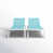 White/Turquoise