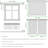  Sheer Linen Kitchen Curtains, Striped Print Farmhouse Decor Cafe Curtains, Boho Drapes with Rod Pocket for Living Room Bathroom, 2 Panels-59006794-59006795