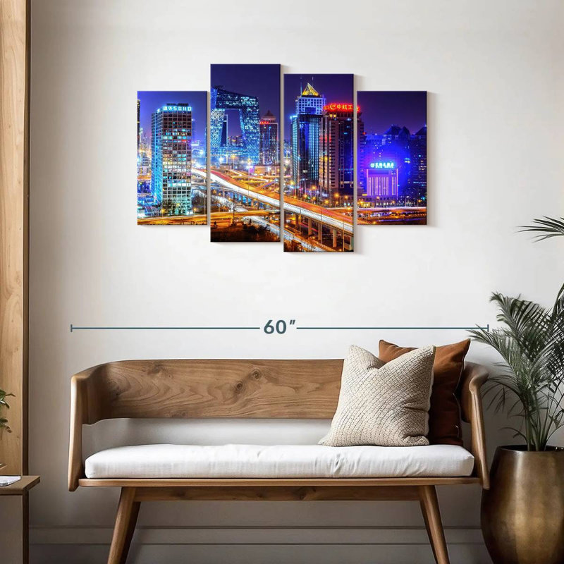 Nicci Beijing Nightscape, 27" H x 43" W