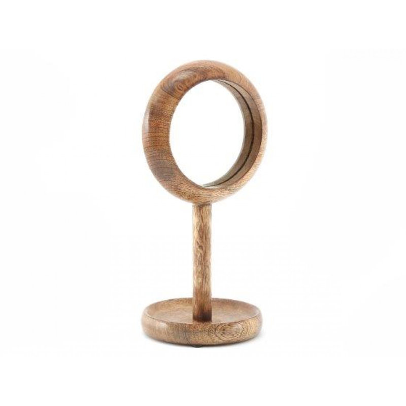 Wood Jewellery Stand + Mirror