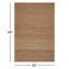Tapis brun tissé à plat à la main Abisai-1604295336