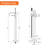 Freestanding Tub Filler Floor Mount Bathtub Faucet With Handheld Shower-128509608