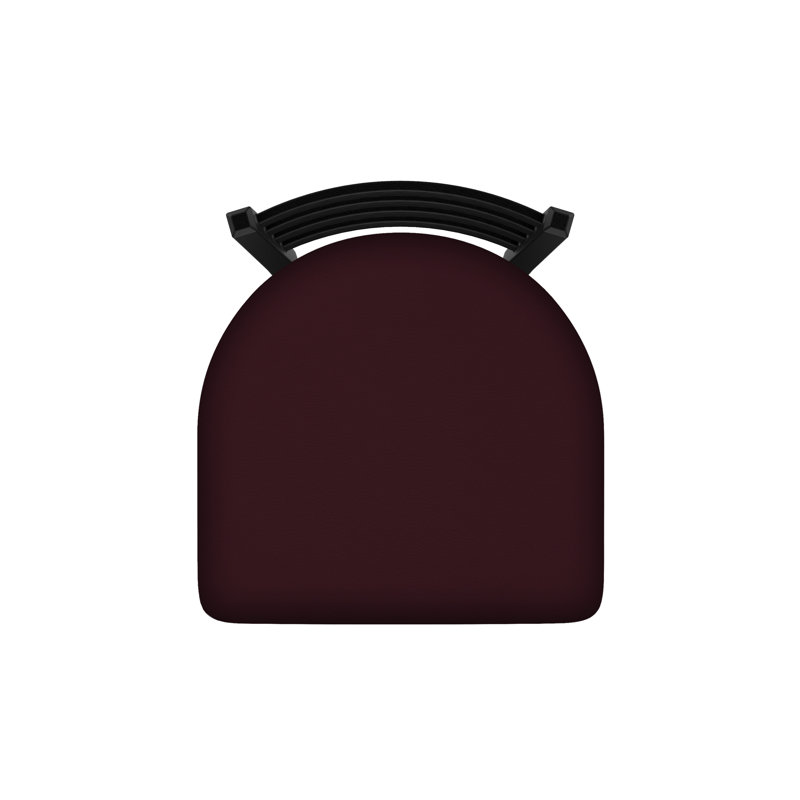 Tabouret de bar pivotant de 36" Evers, Noir froissé, Vinyle - bordeaux Canter, Tabouret de bar (siège d’une hauteur de 30 po)