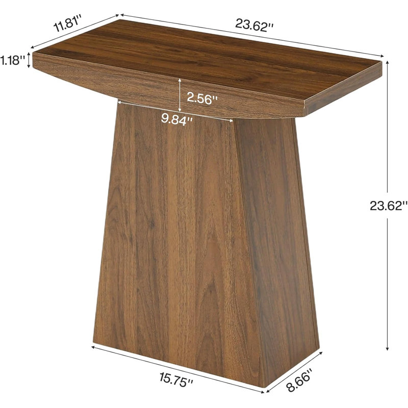 23.62'' Pedestal Side End Table