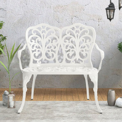 Banc en fonte d'aluminium