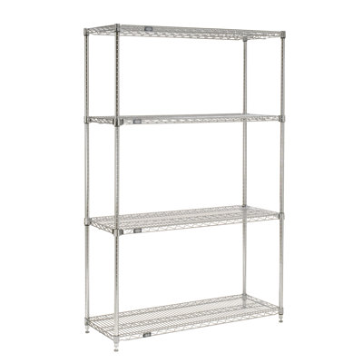 Metal Height -Adjustable Shelving Unit