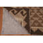 Tapis oriental brun Kilim 7 x 9