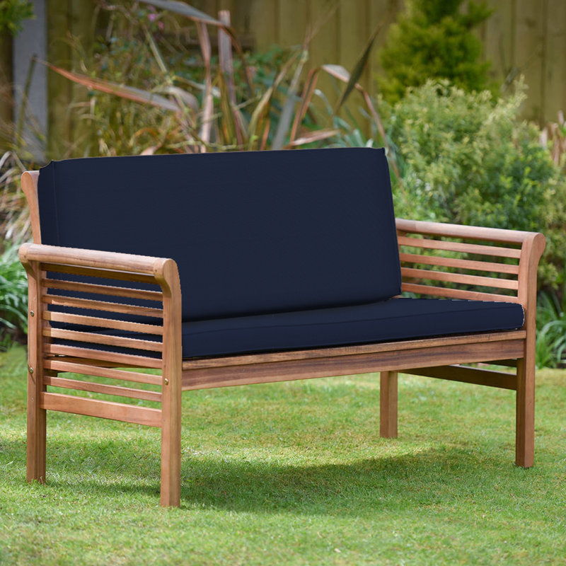 Polyester Box Cushion Sofa Slipcover, 45.7cm H x 104.1cm W x 10.2cm D, Navy Blue Polyester