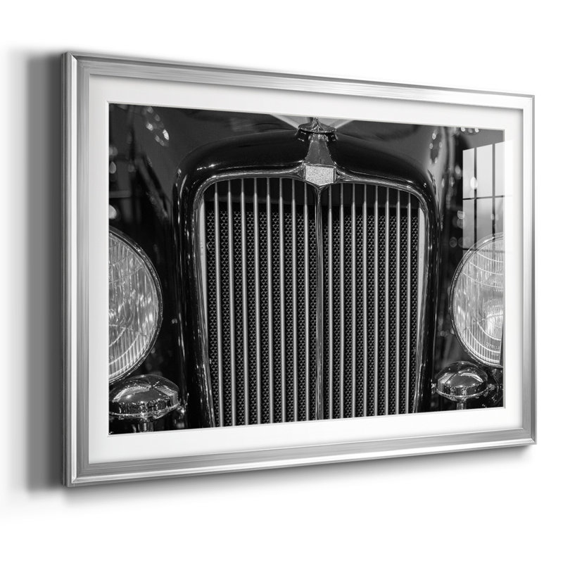 Vroom II, reproduction d'art encadrée, H 15 po x l 21 po x P 1,5 po, Argent