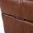 Spacious Faux Leather With Button Tufting For Storage - Brown Sophisticated