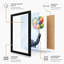 Chimpanzee and Balloons Modern - Framed Print-1044464156-1044464145