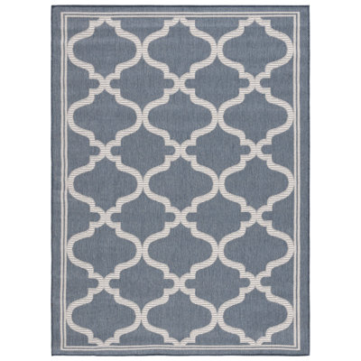 Tapis d'intérieur / extérieur à motif géométrique lavable à la machine MSR Cy