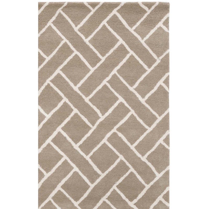 Teresita Hand Tufted Wool Geometric Rug, Runner 2'3" x 7'