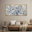 Reproduction d'art sur toile encadrée bleu marine-107118075-111665901