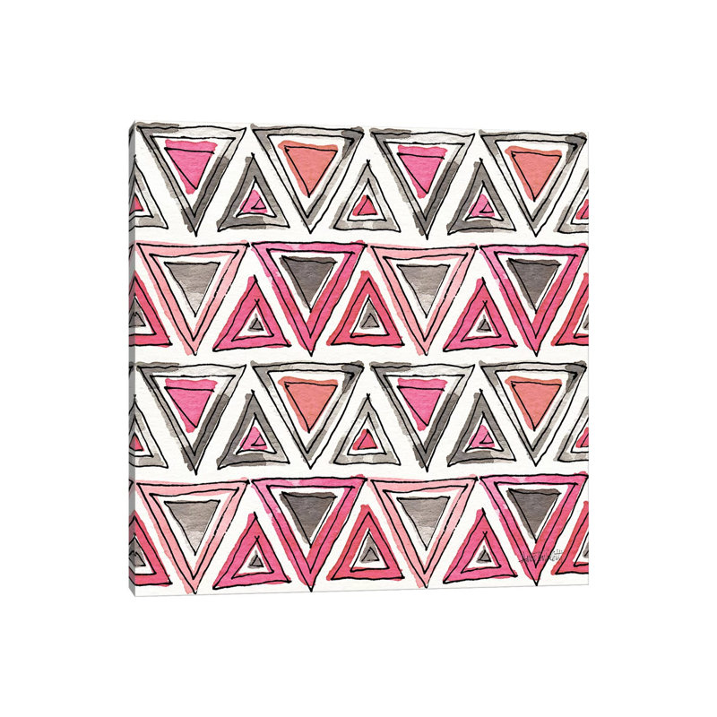 Chic Accents Pattern IVA by Anne Tavoletti - Wrapped Canvas Print, 30.48cm H x 30.48cm W