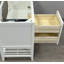 Base de meuble-lavabo simple 42 po seulement en blanc