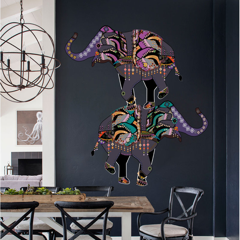Animals Wall Decal, 33" H x 36" W