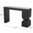Cole And Grey Metal Geometric Console Table With Stacked Arched Table Leg