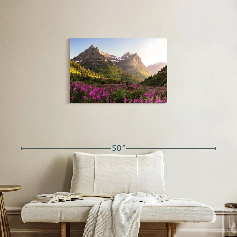Alvord Glacier Park Mountains, 20" H x 30" W