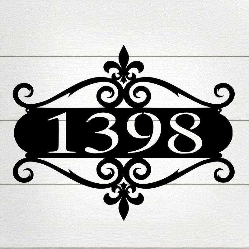 Plaque d'adresse murale, H 24,75 po x l 30 po x P 0,25 po, Oui