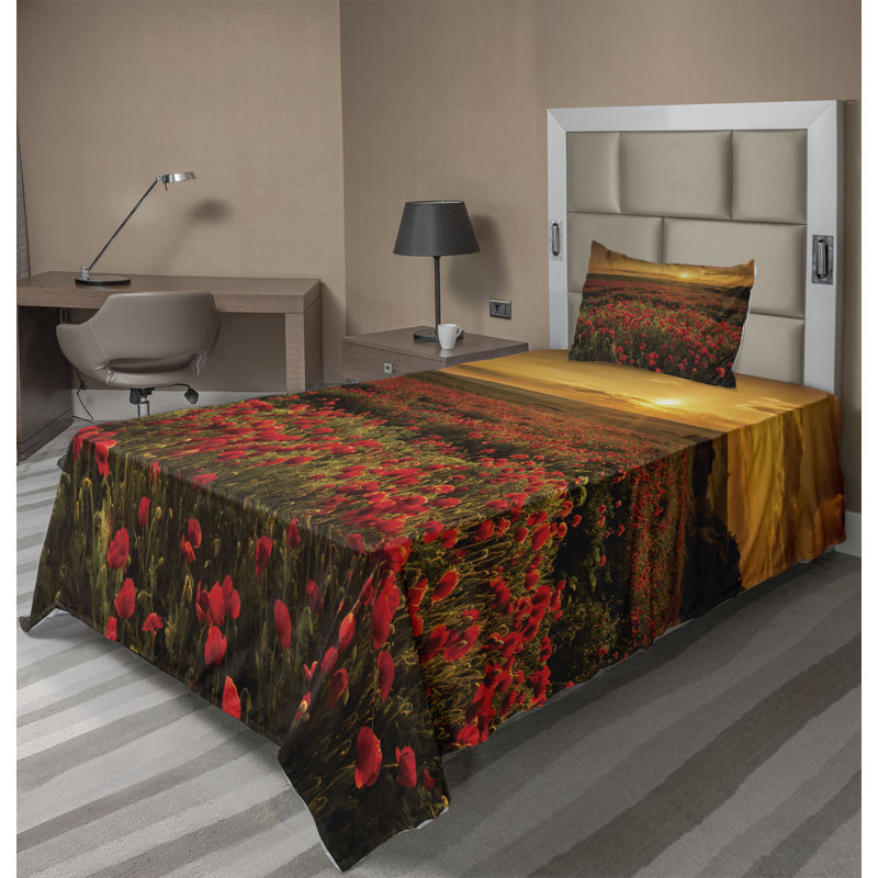 Microfiber Sheet Set, Twin XL Sheet Set + Fitted Sheet + 1 Pillowcase