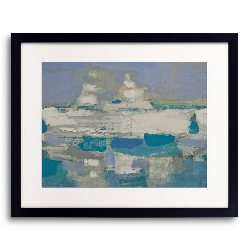 Virgin Gorda Print by Carlos Davila Rinaldi, 16" H x 20" W, Black Framed Paper