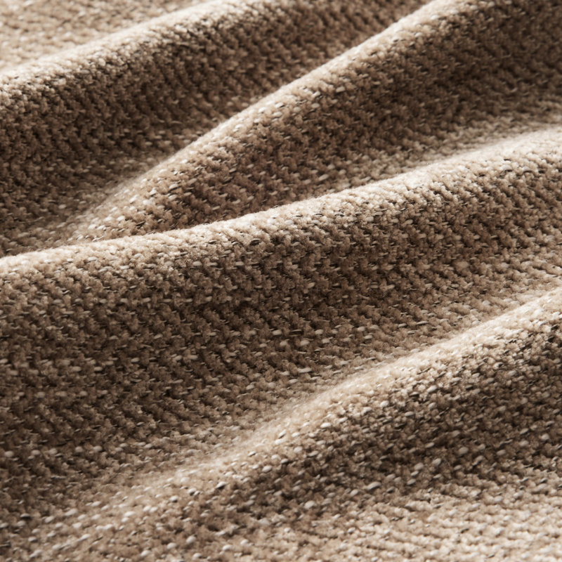 Canapé ergonomique en forme de L, 2, chenille douce, coussin, pour espaces de lecture modulaire chameau, mousse haute,, espaces de vie compacts