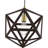 Vallejos 1-Light Metal Globe Pendant -1824312638-1824312639