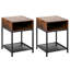 Ensemble de tables de bout avec rangement