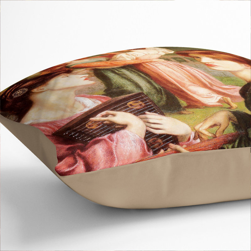 The Brower Meadow Scatter Cushion, 40cm H x 40cm W x 15cm D, Stone