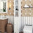 66.92" Tall Bathroom Storage Cabinet with Adjustable Shelves,Slim 1 Doors Freestanding Cabinet with Anti-Tip, Open compartments, for Home, Small Spaces, Bathroom,Kitchen, Living Room