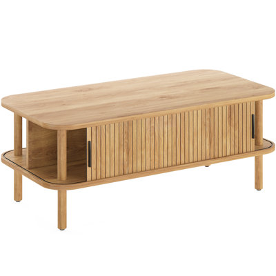 43.4" Fluted Coffee Table