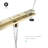 FINE FIXTURES Linear Shower Drain, Slotted Grate Design, 10-Gauge 304 Stainless Steel, Center Outlet, Fast Drainage, Hair Strainer Included-126703034