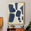 «Blue P pièces I», reproduction sur toile encadrée-762526512-762526508