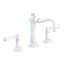 Jacobean Widespread Bathroom Faucet with Drain Assembly-1489982035