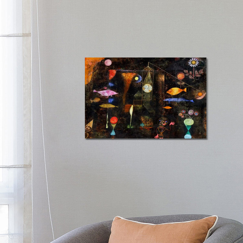 Fish Magic, 1925 by Paul Klee - Wrapped Canvas Print, 66.04 cm H x 45.72 cm W x 1.91 cm D