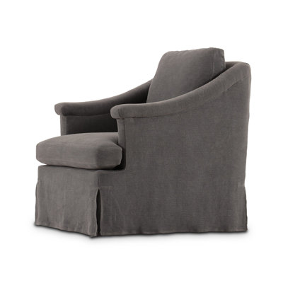 Joplin Swivel Chair-Broadway Gilt