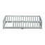 Lit simple gris avec clôture, polyvalent pour l'apprentissage et le sommeil, manuel d'installation rapide et idéal pour explorer, plateforme à 7 lattes confortable-1692758736