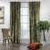 Rideau simple extra long et extra large en velours brillant de luxe
