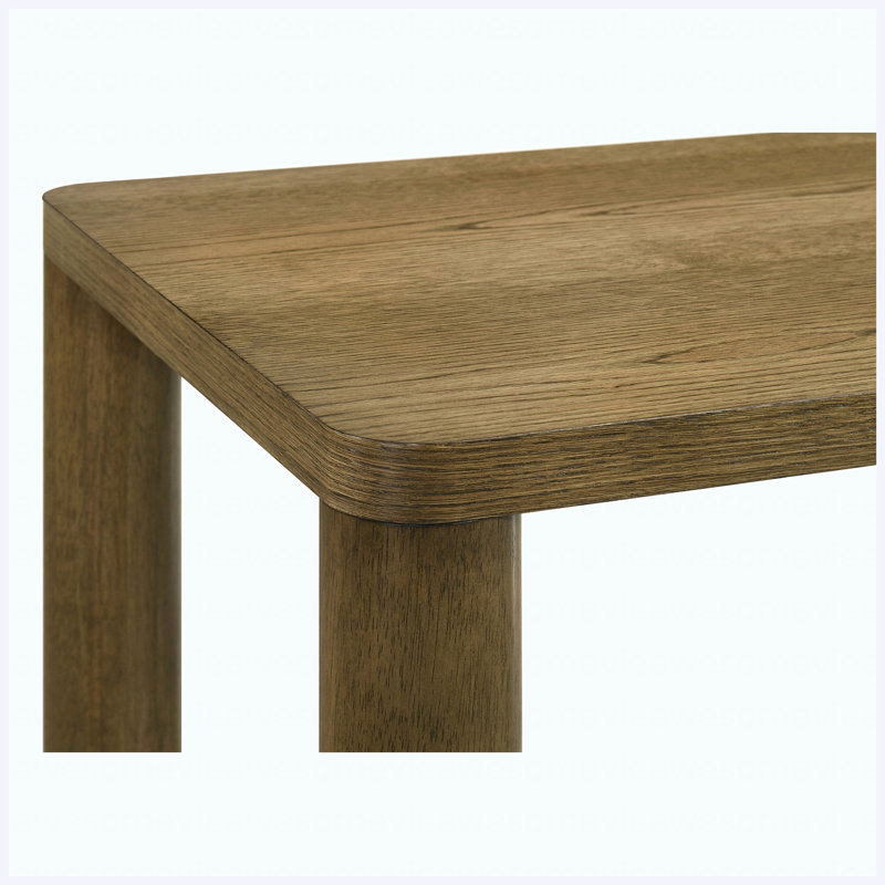 Ensemble de tables basses 3 pièces Traditional, H 17,75 po x l 47,25 po x P 23,5 po, Chêne brun